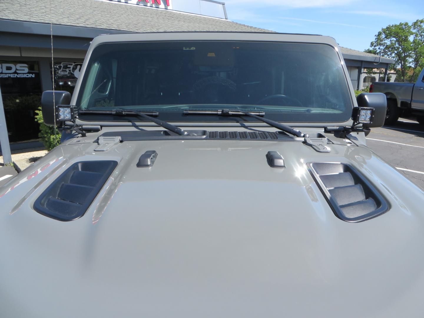 2021 Sting Grey /BLACK Jeep Wrangler Unlimited Rubicon (1C4JJXFM5MW) with an 3.0L V6 DOHC 24V TURBO DIESEL engine, 6A transmission, located at 2630 Grass Valley Highway, Auburn, CA, 95603, (530) 508-5100, 38.937893, -121.095482 - Diesel JL with Sky One power top featuring a Teraflex suspension system, Falcon adjustable shocks & steering stabilizer, Full Metal Cloak skid plate, 17" Method bead grip wheels, 37" Toyo RT Trail tires, Warn winch, Rigid Led lighting, Teraflex HD spare tire carrier, Teraflex Diff covers, Amp steps, - Photo#14